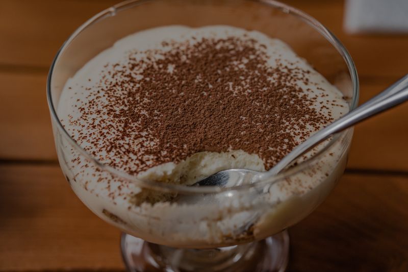 Classic Italian Tiramisu with espresso and mascarpone