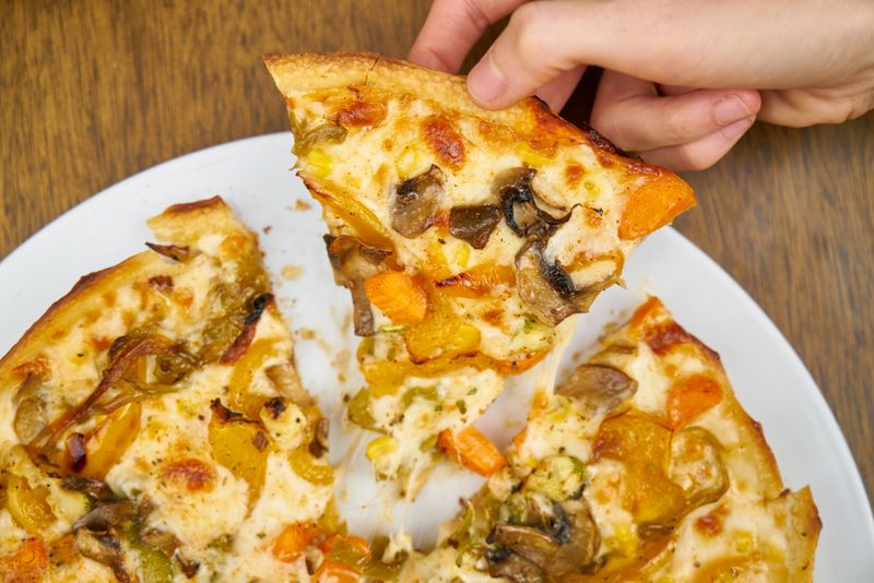 Artisan marcos pizza selection with fresh toppings
